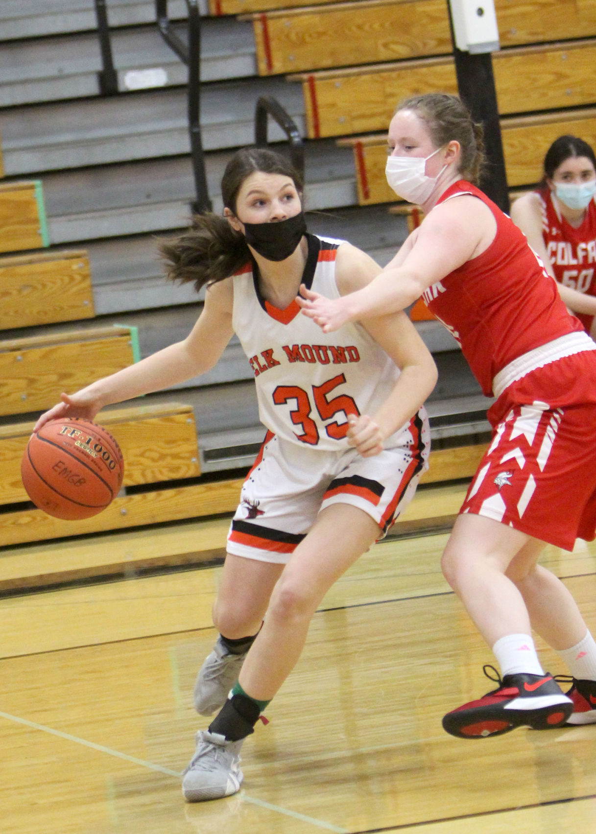 Colfax at Elk Mound girls basketball 1-25-21